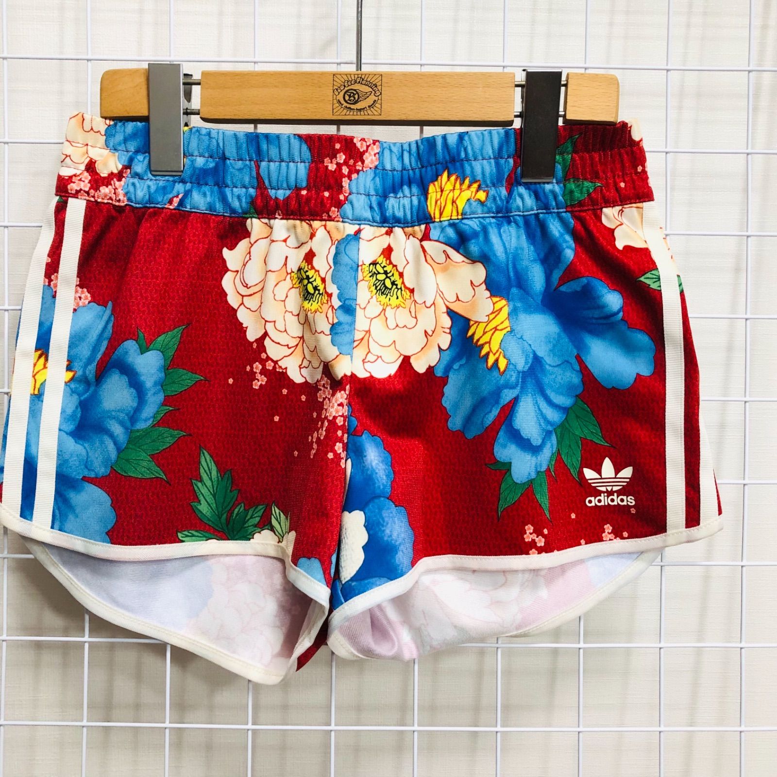 adidas 花柄 タンクトップ ハーフパンツ 2点セット◎セットアップ