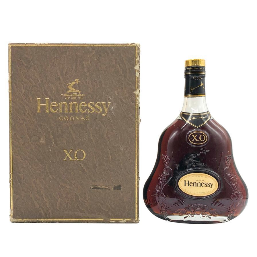 ヘネシーXO クリアボトル 金キャップ 700ml 40% P2