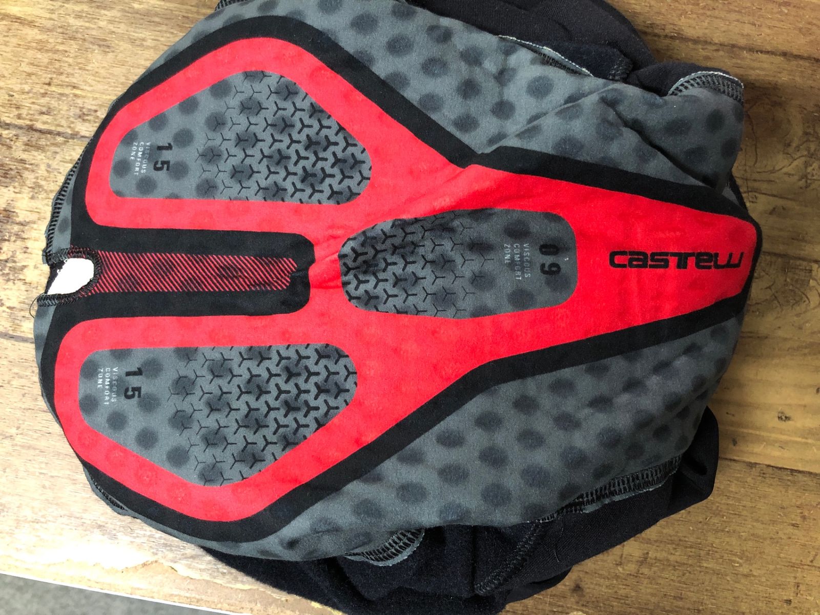 CASTELLI カステリ ROSSO CORSA 冬用ビブタイツ ブラック カステリ