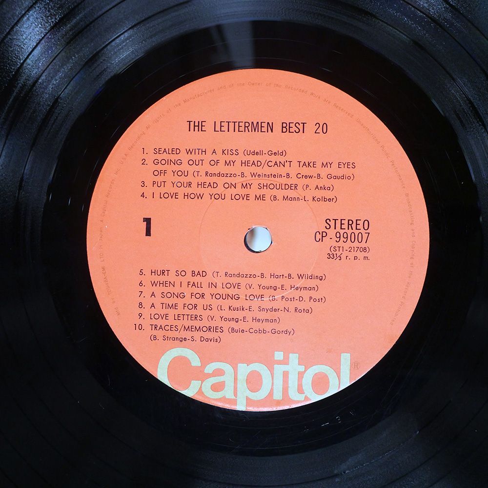 レターメン/ベスト20/CAPITOL/LP 国内盤 レターメン/ベスト20/CAPITOL CP99007 LP - メルカリ