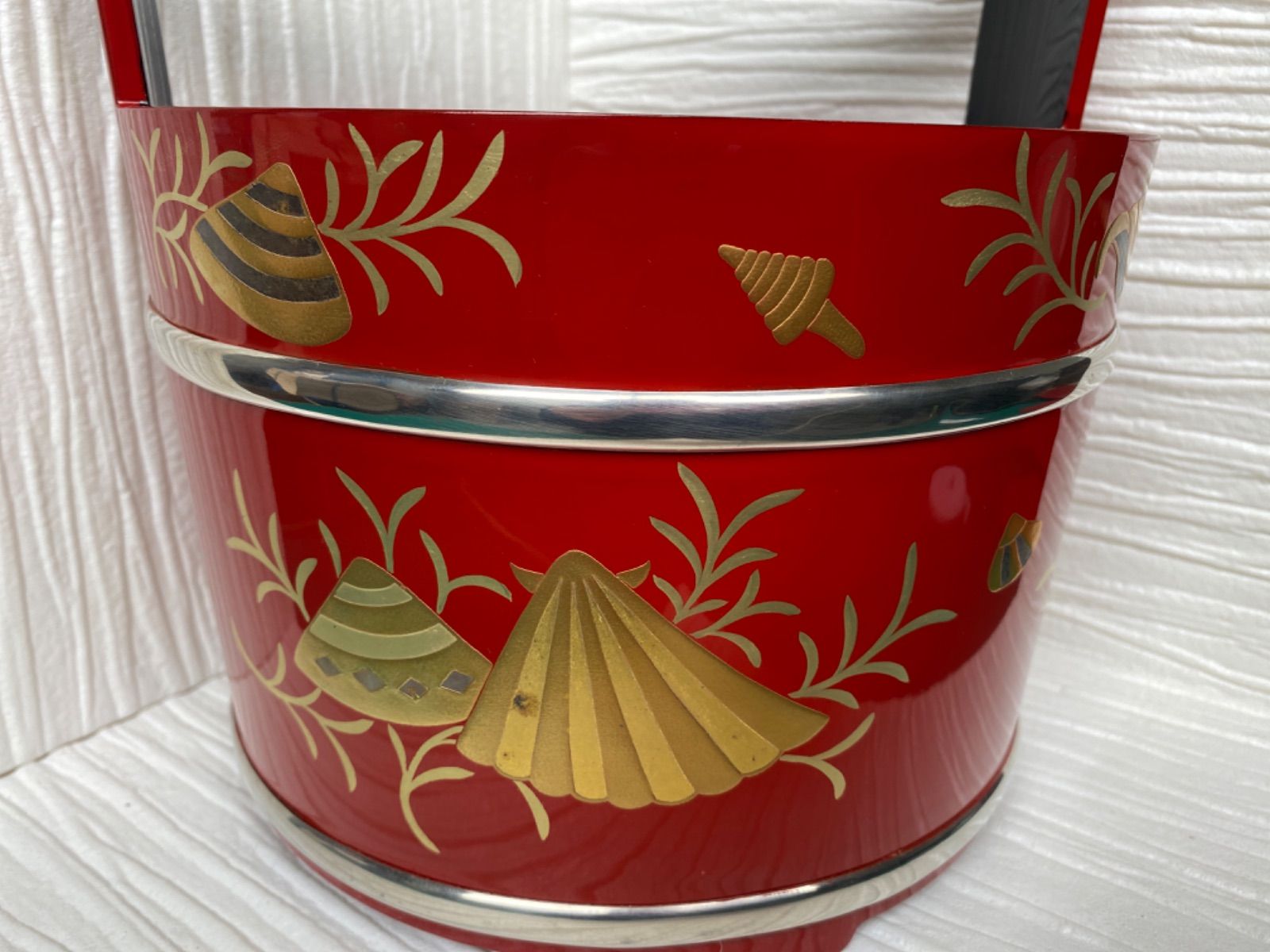 蒔絵師 海松貝 手桶水指 共箱 茶道具 茶器 - メルカリ