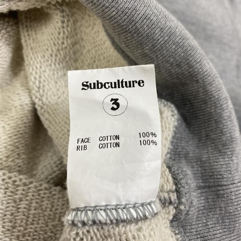 SUBCULTURE OLD ENGLISH HOODIE GRAY