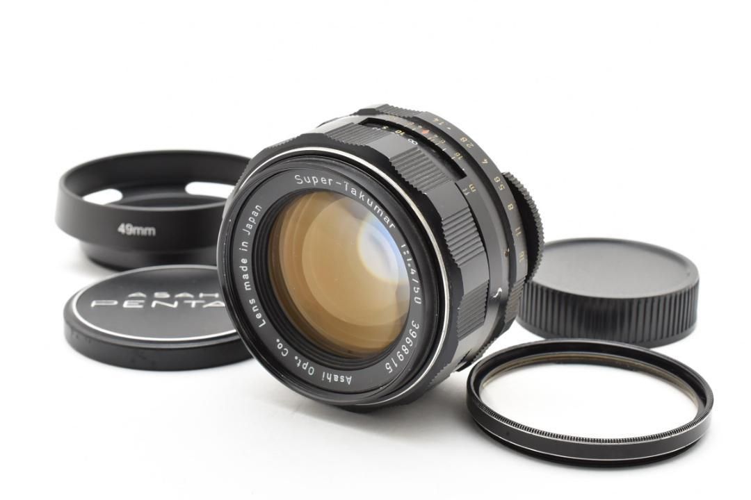 【黄変なし】Super Takumar 50mm F1.4 フード付 C075 黄変なし】Super Takumar 50mm F1.4 フード付 C075 - メルカリ