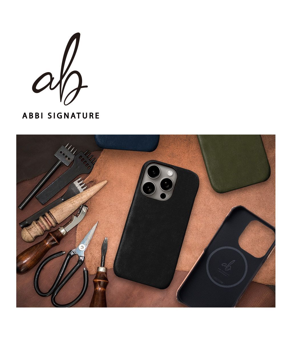 ａｂｂｉ VINTAGE イタリアンレザー MagSafe対応バックカバー for iPhone 15 ブラッ 目安在庫=△ ａｂｂｉ MARGOTイタリアンレザー MagSafe対応バックカバー for iPhone