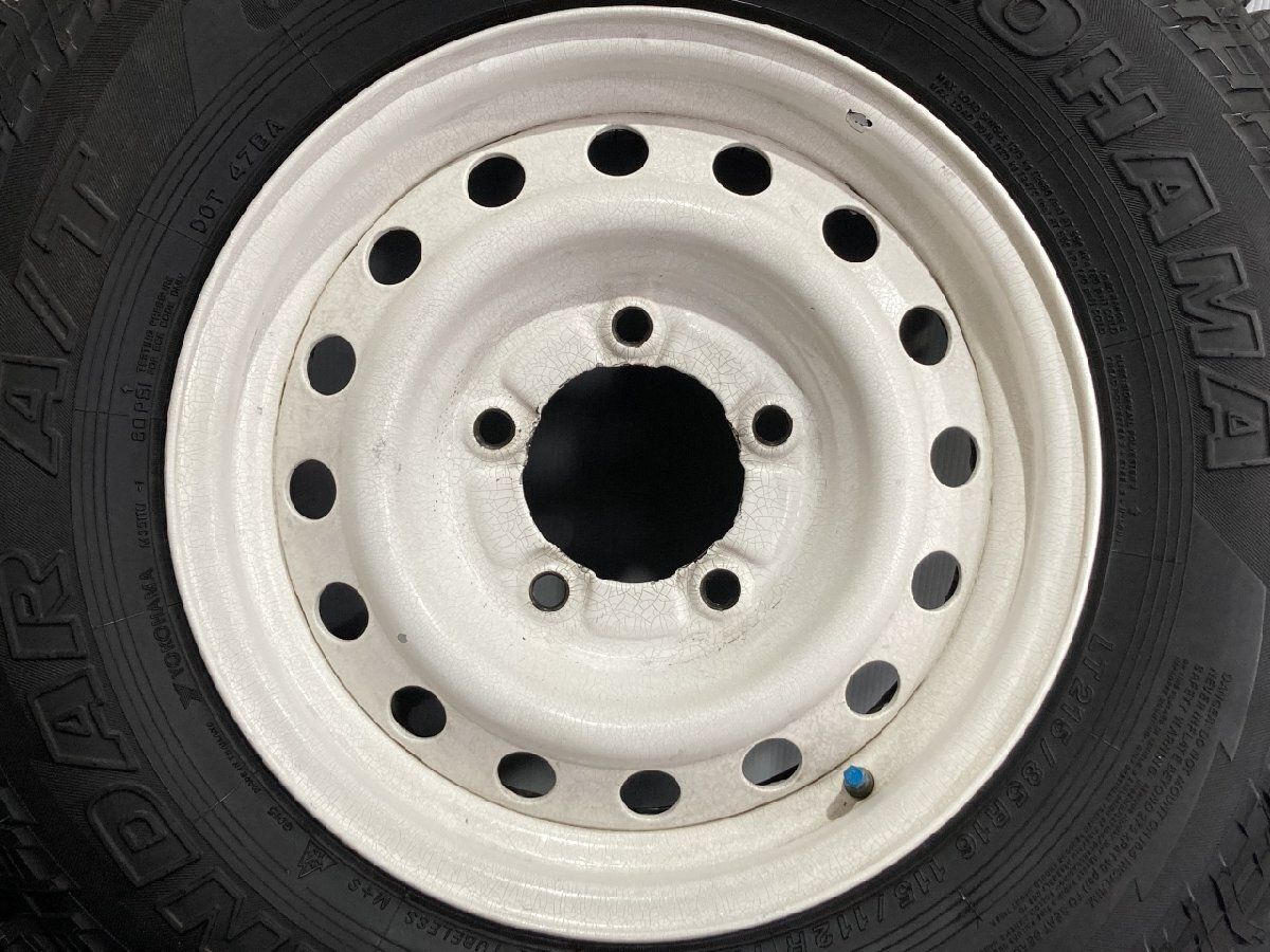 【YK GEOLANDAR A/T G015 LT215/85R16】夏タイヤ【トヨタ 70系ナロー ランクル 純正鉄ホイール 16インチ 6J5HPCD150約+30】　(MTR148)