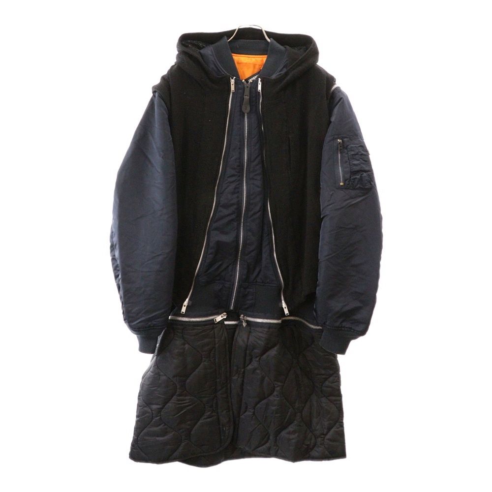 UNDERCOVER (アンダーカバー) 21AW ×ALPHA アルファ 縮絨フードベスト