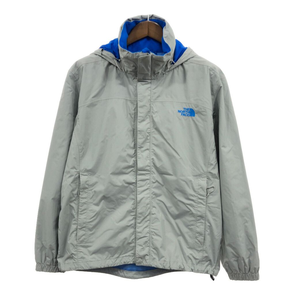 THE NORTH FACE ノースフェイス DRYVENT マウンテンパーカー アウトドア ワンポイント ライトグレー (メンズ M) 中古 古着  Q8253 - メルカリ