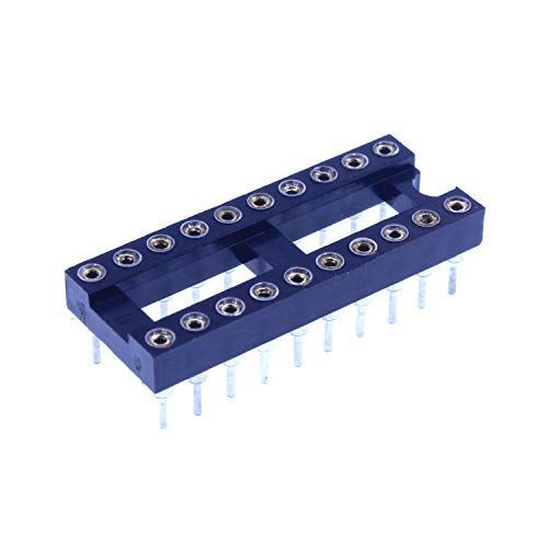 定番人気，得価 DIP-20_ナローソケット HUABAN 5個 2.54mmピッチ 丸ピン DIP-20 DIP20 ICテストソケットアダプタータイプ 応募券