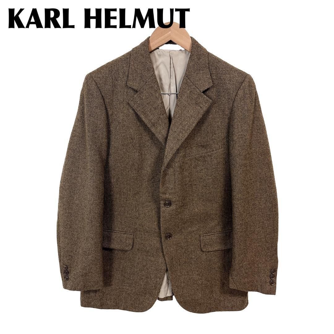 カールヘルム テーラードジャケット M ブラウン ヘンリボーン