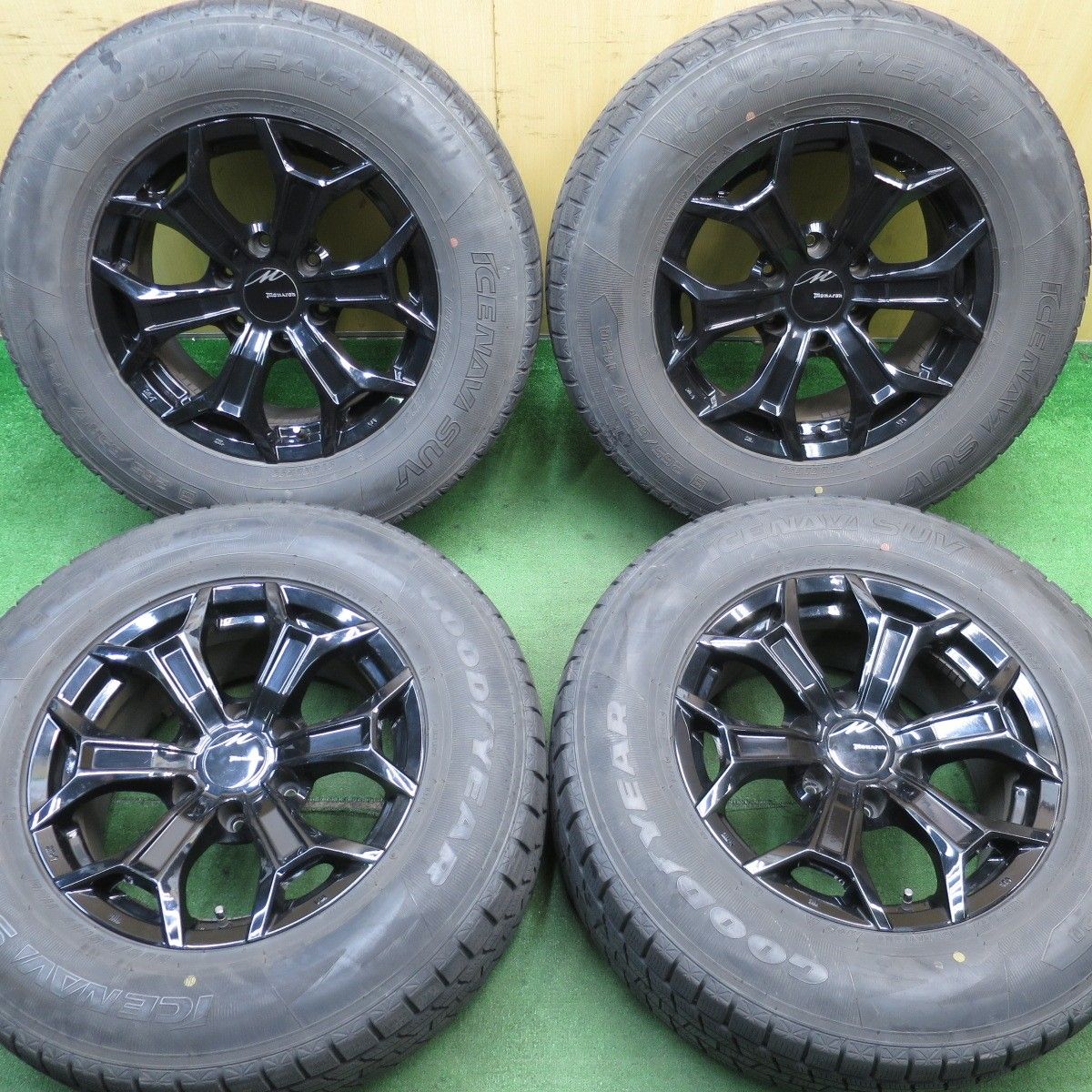 バリ溝 キレイ 8.5分 スタッドレス monarch CLIMATE 265|65R17 グッドイヤー アイスナビ SUV モナーク クライメイト 17インチ PCD139.7|6H 5053004NJス