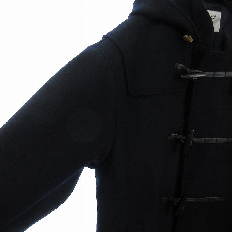 シップス SHIPS any 美品 PURE WOOL MELTONダッフルコート