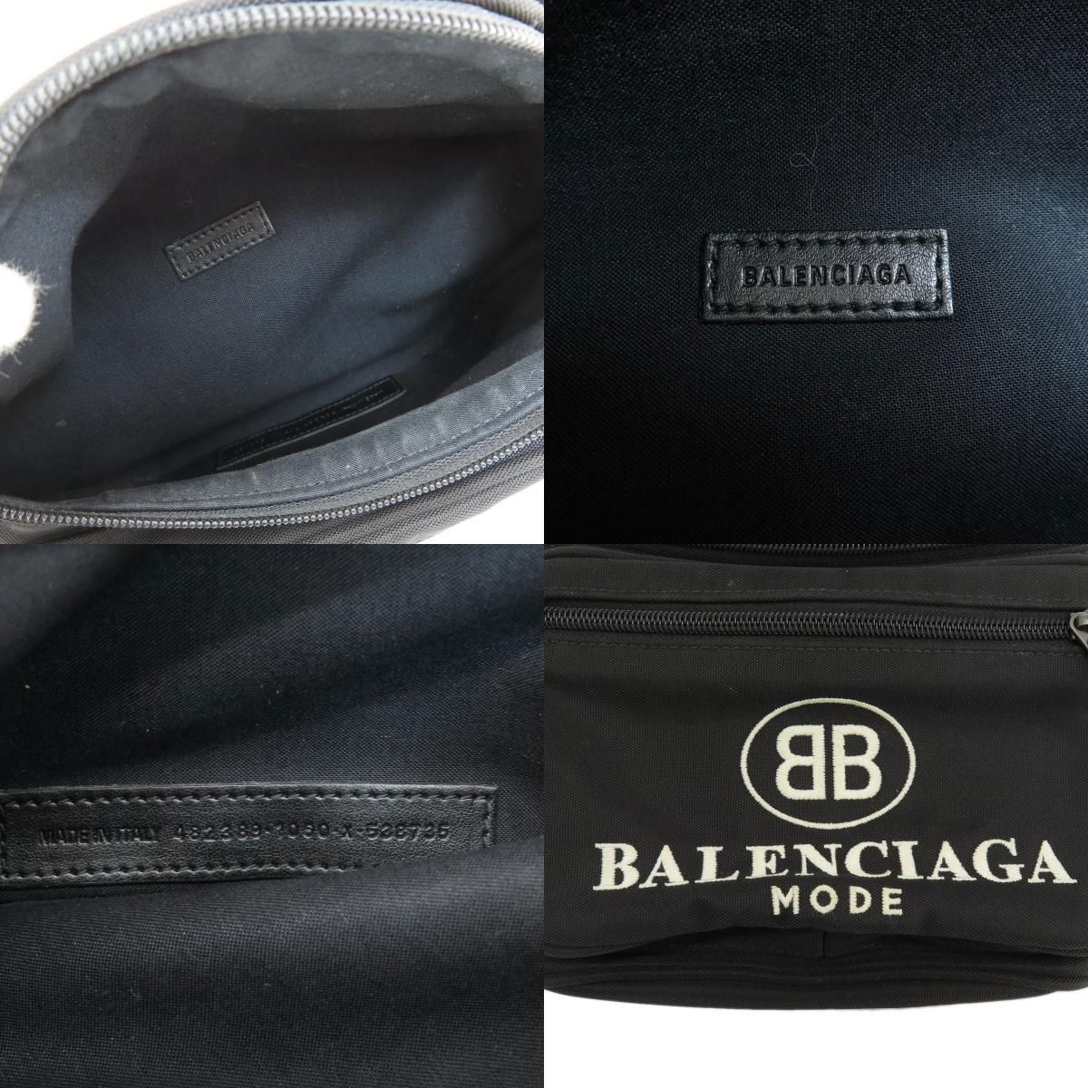 BALENCIAGA バレンシアガ 482389 ロゴ ボディバッグ ナイロンキャンバス レディース