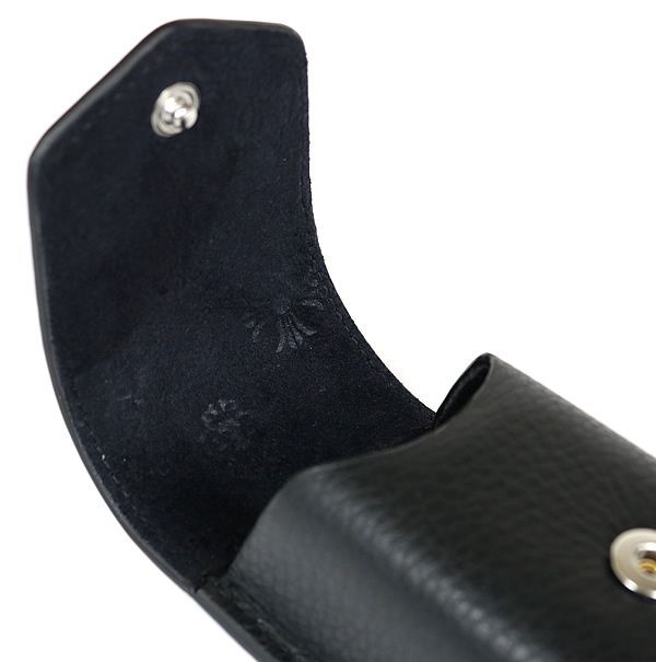 銀座店 クロムハーツ スクロールラベル メガネケース ハードケース