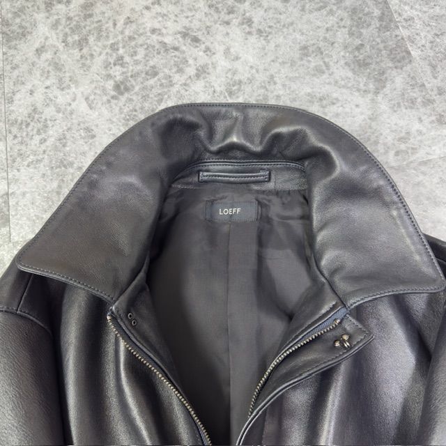 定価126,500円 LOEFF ロエフ A-2 ラムレザー フライトジャケット