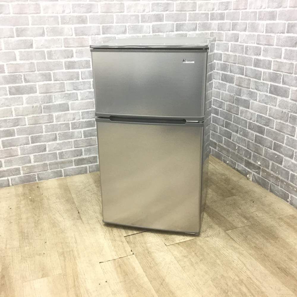 ヤマダセレクト 冷蔵庫 2ドア 90L 右開き YRZ-C09G1 2020年製