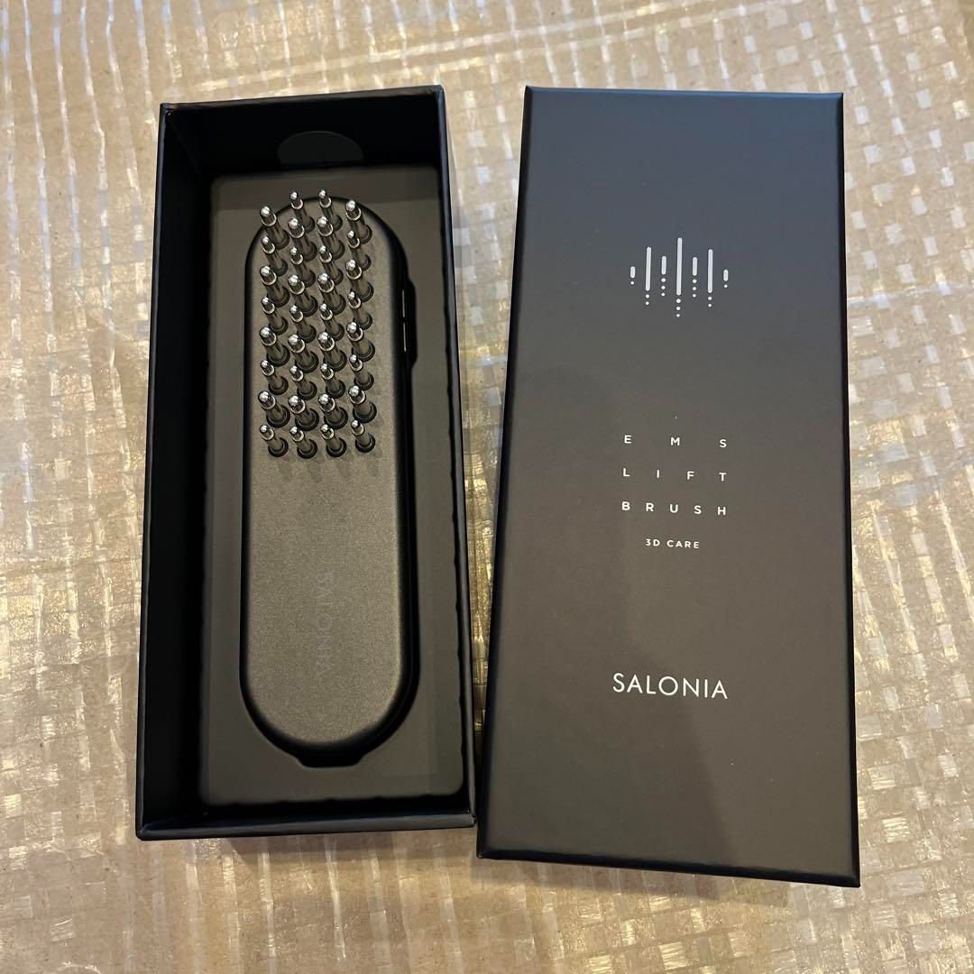 SALONIA EMSリフトブラシ 3Dケア SAL24305BK SALONIA サロニア EMS