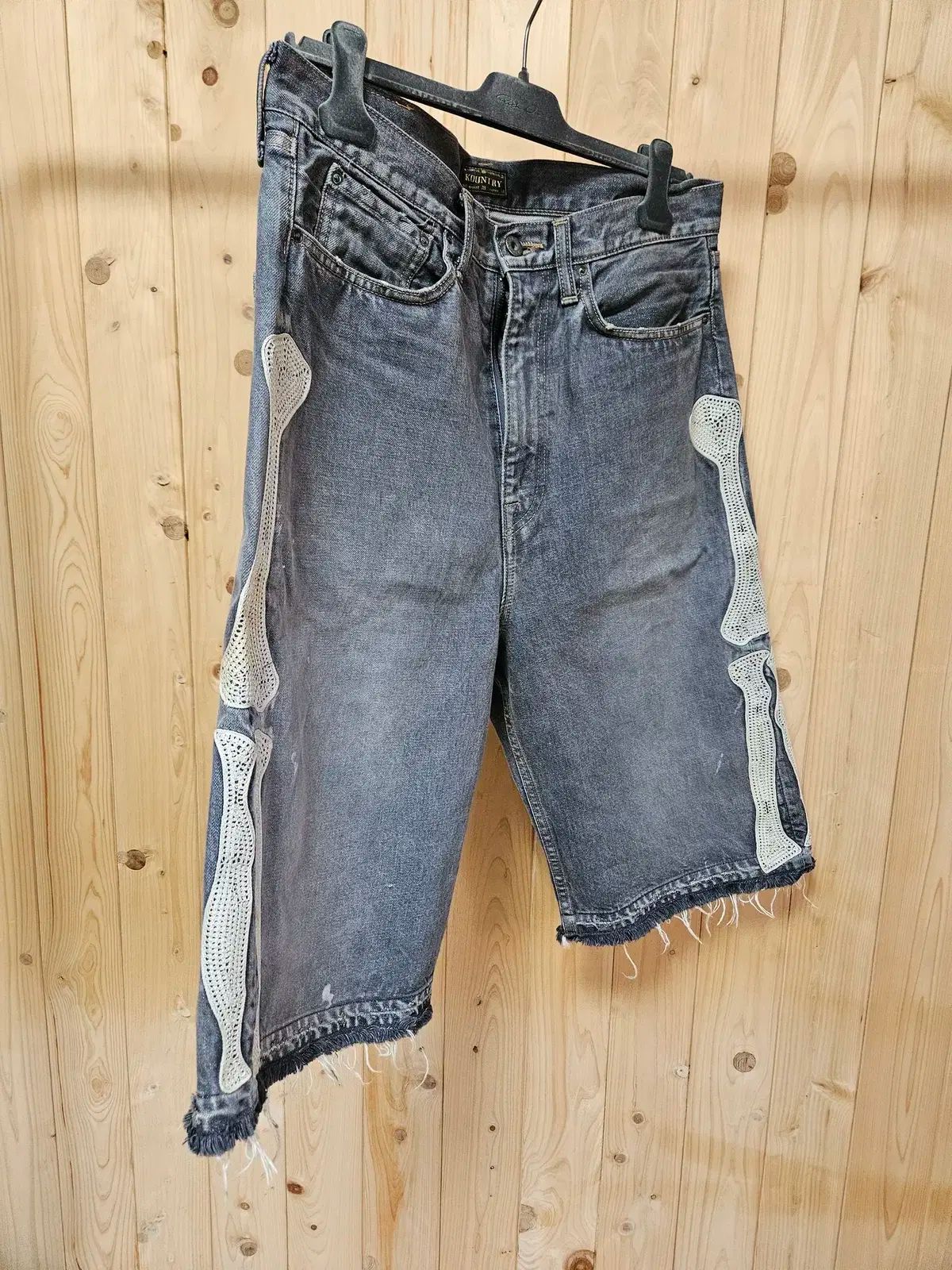 ⭐️美品　激レア⭐️KAPITAL キャピタル デニム　サロペット ショートパンツ KAPITAL(キャピタル) エンブロイダリーデニムショートパンツ