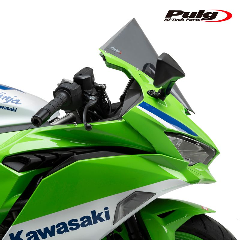 Puig 22468H R-RACER SCREEN [SMOKE] KAWASAKI ZX-4R/ZX-4RR NINJA(24