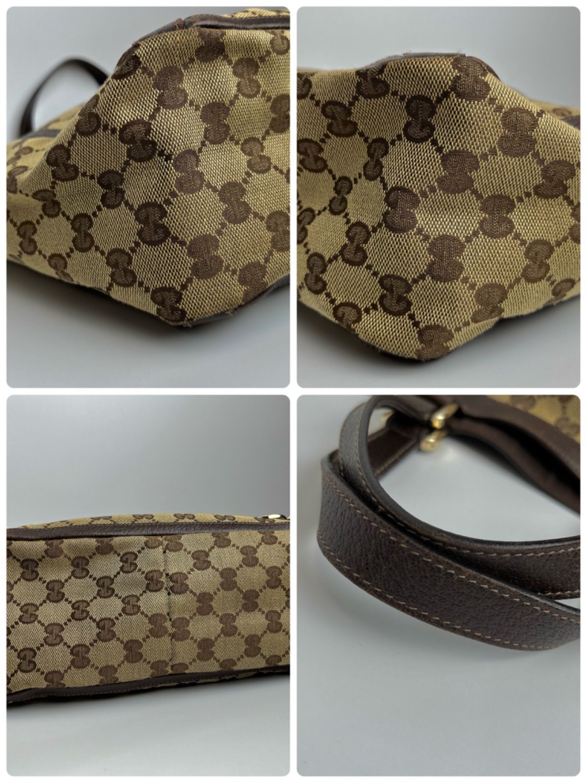 グッチ GUCCI トートバック GGキャンバス アビー 130739 - メルカリ