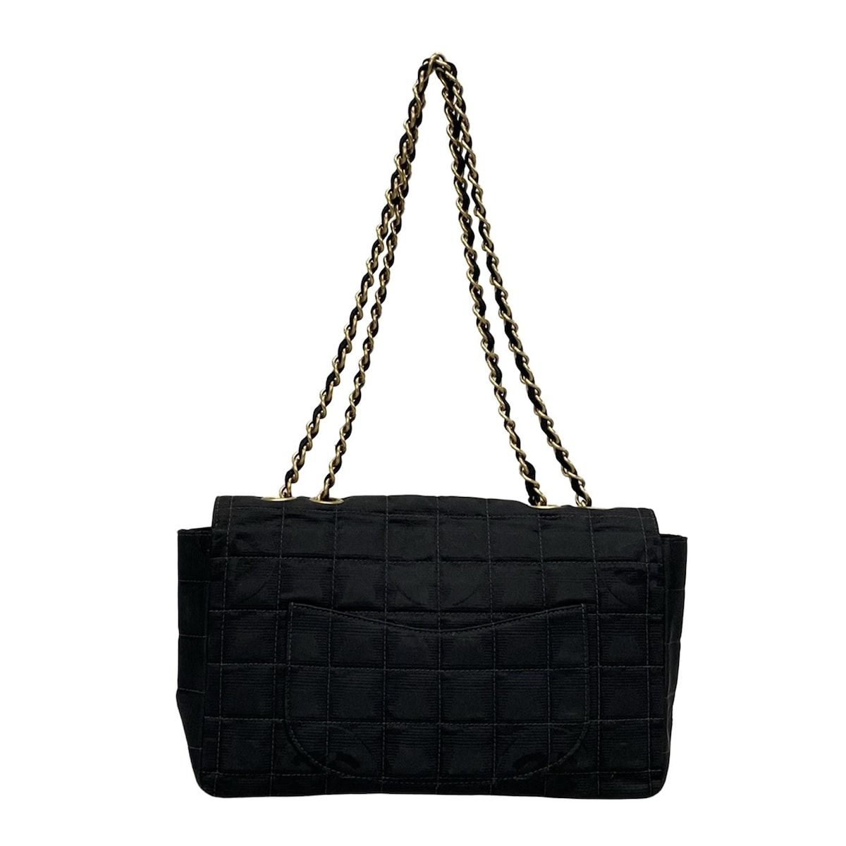 CHANEL チョコバー ニュートラベルライン チェーンショルダーバッグ CHANEL シャネル ニュートラベルライン チェーン ショルダー