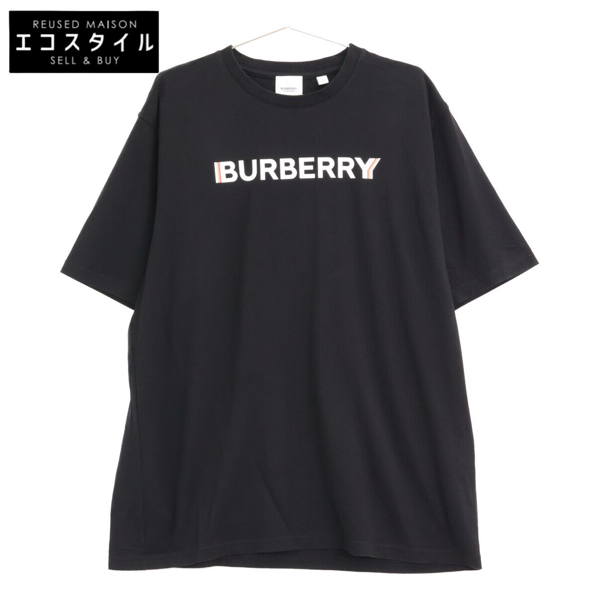 BURBERRY バーバリー ﾌﾞﾗｯｸ 8053010 ｺｯﾄﾝ Tｼｬﾂ L