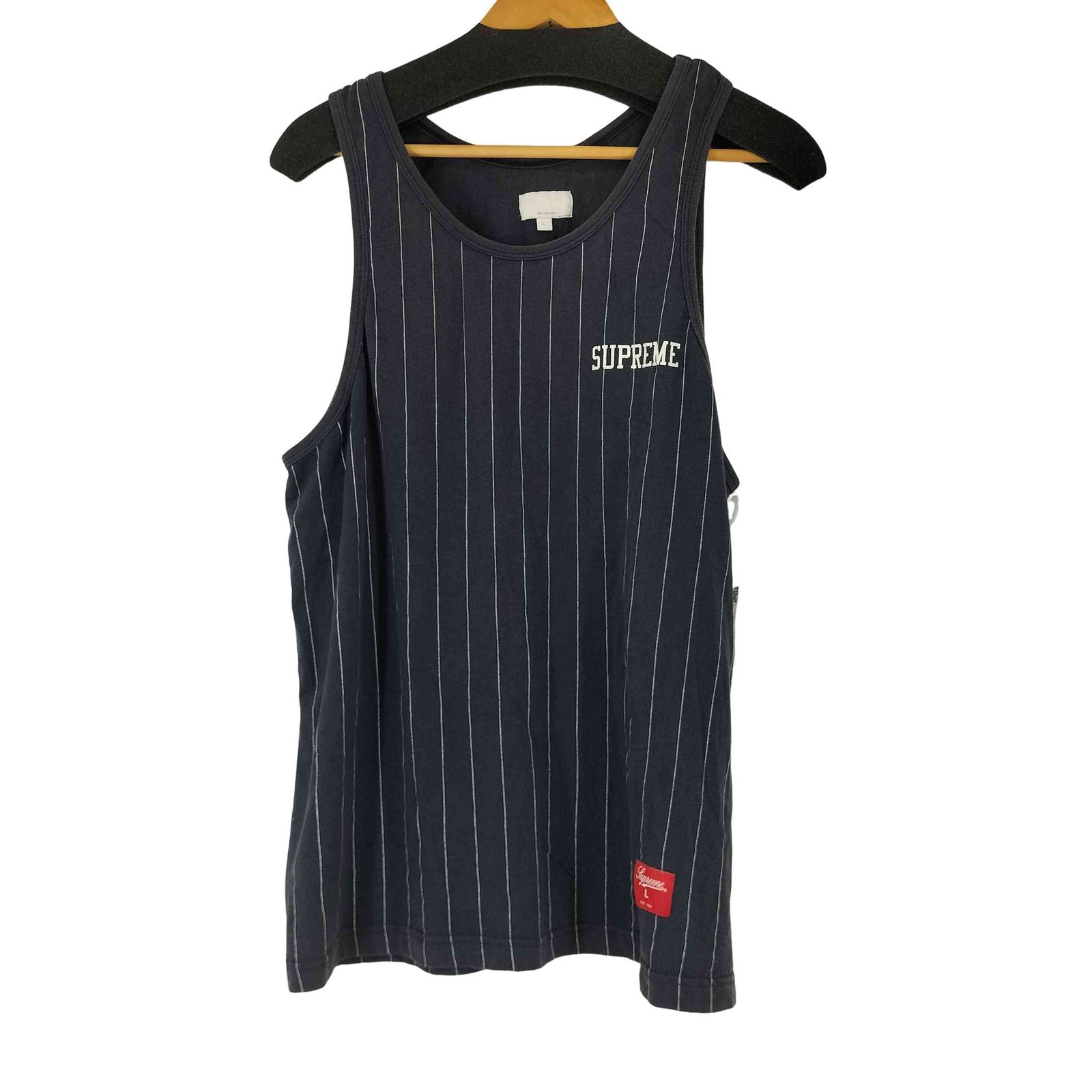 シュプリーム Supreme 12SS Striped Tank Top メンズ import：L 