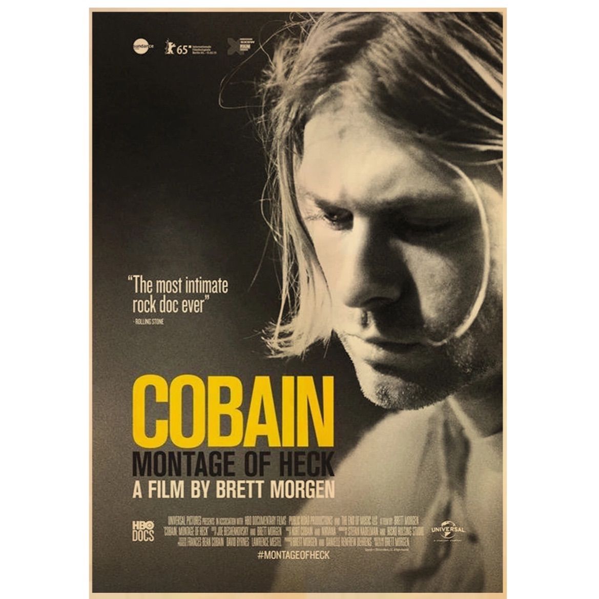 カートコバーン ポスター 当時物 90s 英国製 カートコバーン nirvana