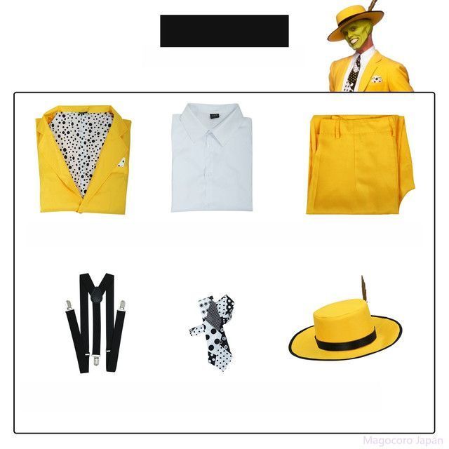 コスプレ衣装マスクハロウィン衣装ジム キャリーモダン