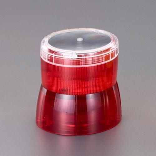 ソーラー充電式 LED回転灯 マグネット付/緑 EA983FS-139 エスコ ESCO エスコ 日恵製作所 EA983FS-131 [ソーラー充電式] LED回転灯(赤