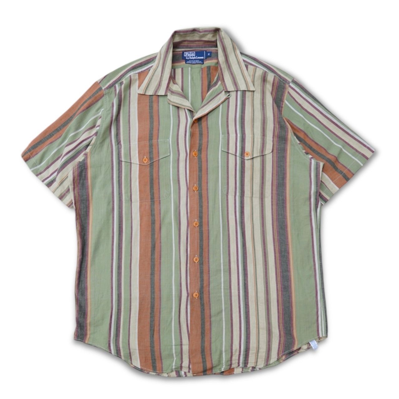 90s polo by ralph lauren ストライプ オープン