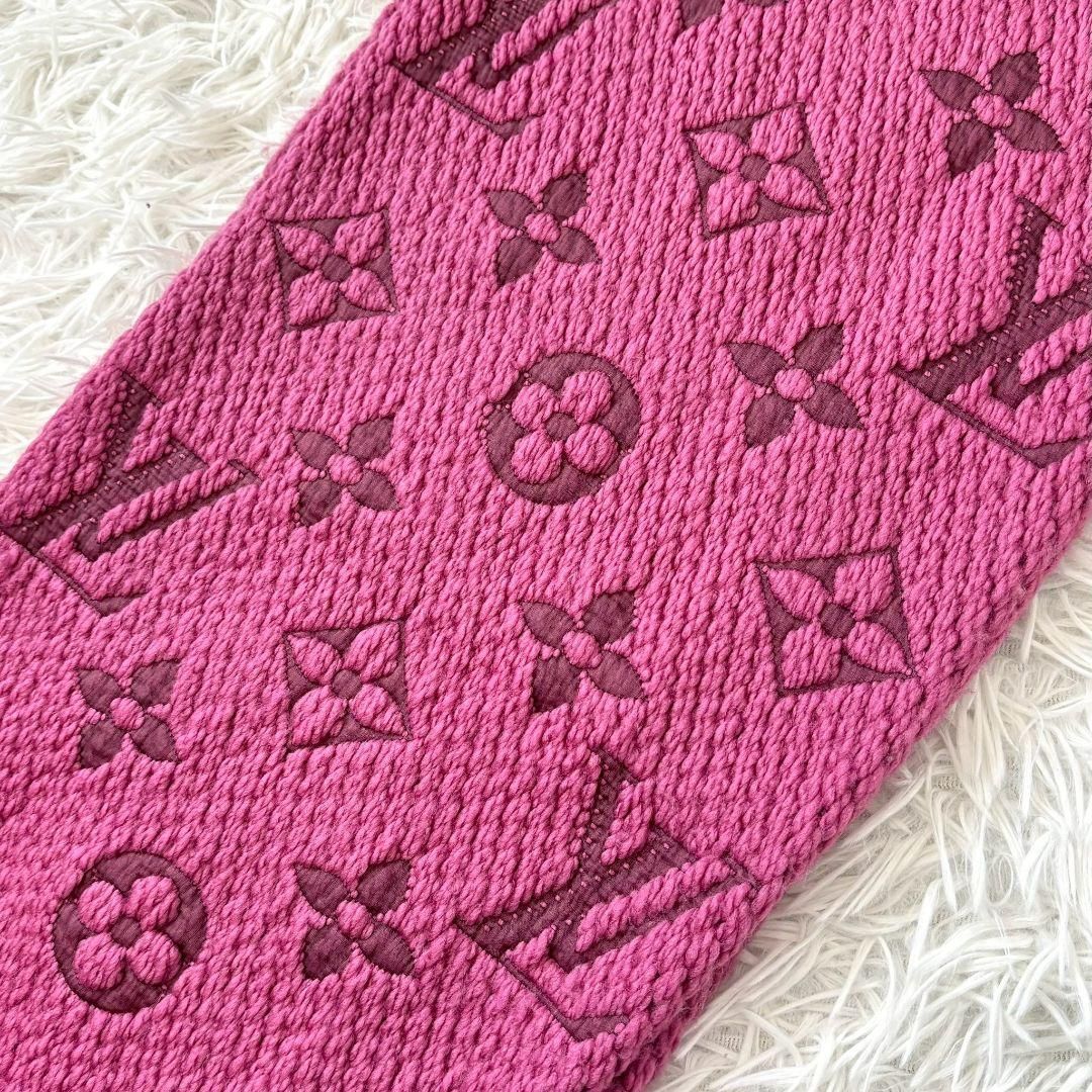 美品・希少✨】LOUISVUITTON ヴィトン マフラー エシャルプ ロゴマニア