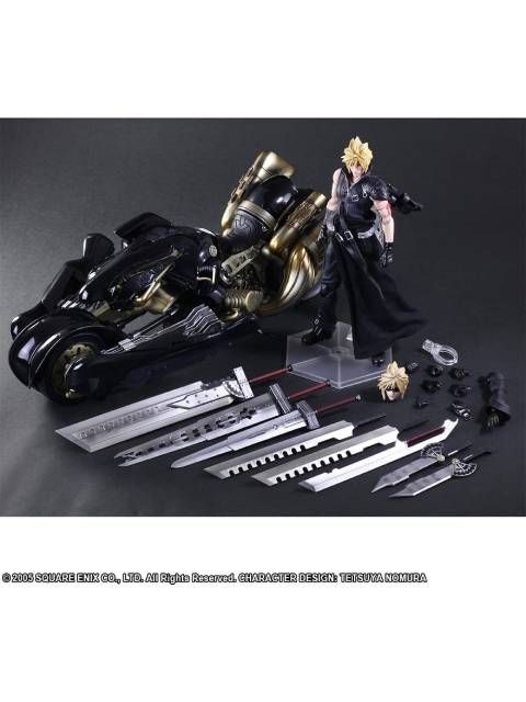 スクエアエニックス PLAYARTS改 クラウド＆フェンリル FINAL FANTASY VII ADVENT CHILDREN PLAY ARTS改 クラウド・スト