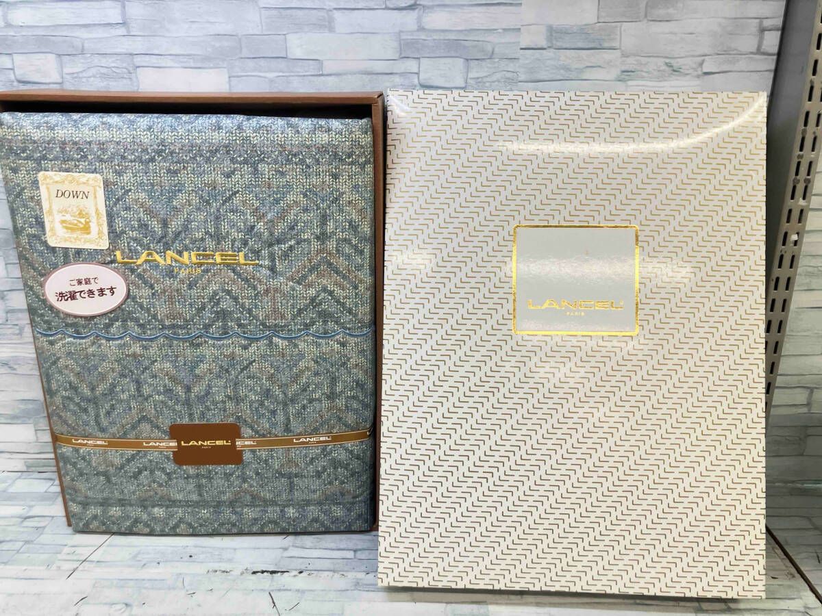 LANCEL ランセル ウォッシャブルタウンケット 150×200cm
