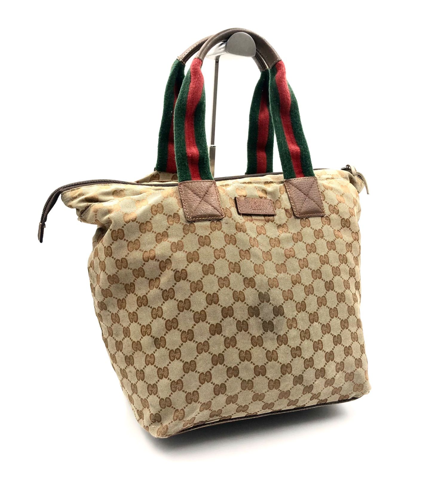 GUCCI グッチ シェリーライン トートバッグ GGキャンバス バケット 