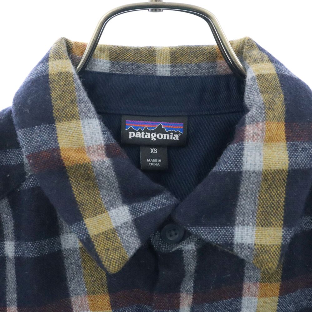 PATAGONIA (パタゴニア) 18AW L/S Recycled Wool Shirt ロングスリーブ リサイクル ウール長袖チェックシャツ フランネルシャツ ネイビー 50785