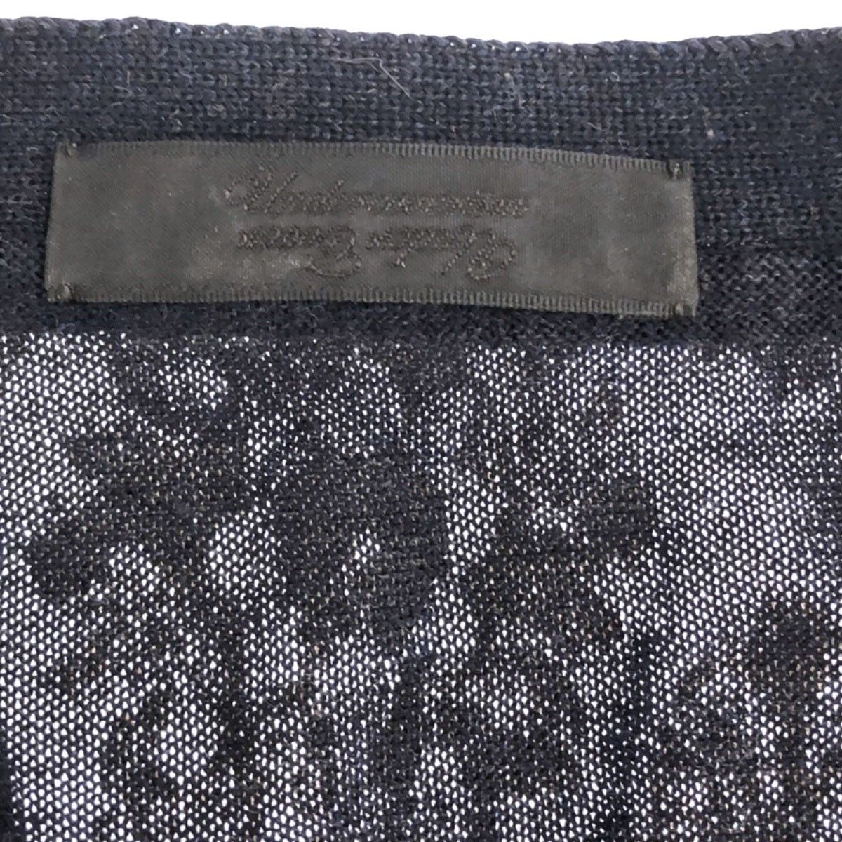 UNDERCOVERISM フロッキープリントカーディガン