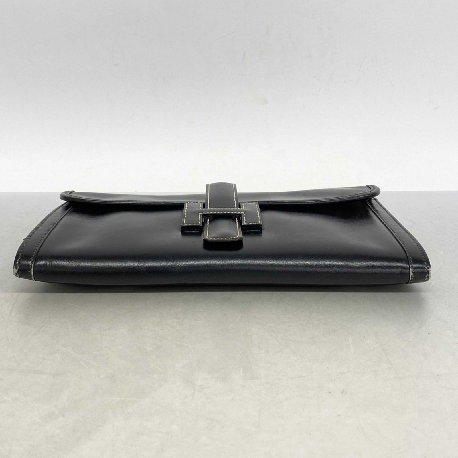 エルメス Hermes エルメス クラッチバッグ ジジェPM ボックスカーフ ブラック 〇S刻印メンズ レディース DECORATOM_COM_BR