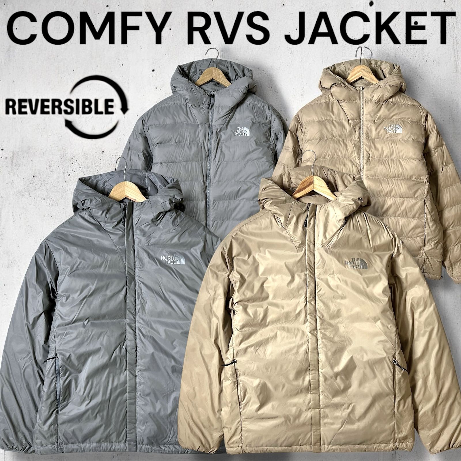 THE NORTH FACE ノースフェイス COMFY RVS T JACKET 高機能中綿T-BALL 