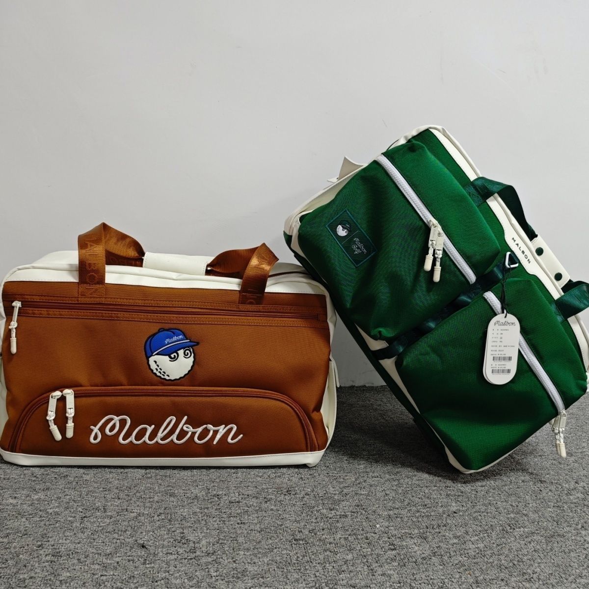 MALBON GOLF ボストンバッグ シューズ収納可 軽量防水大容量