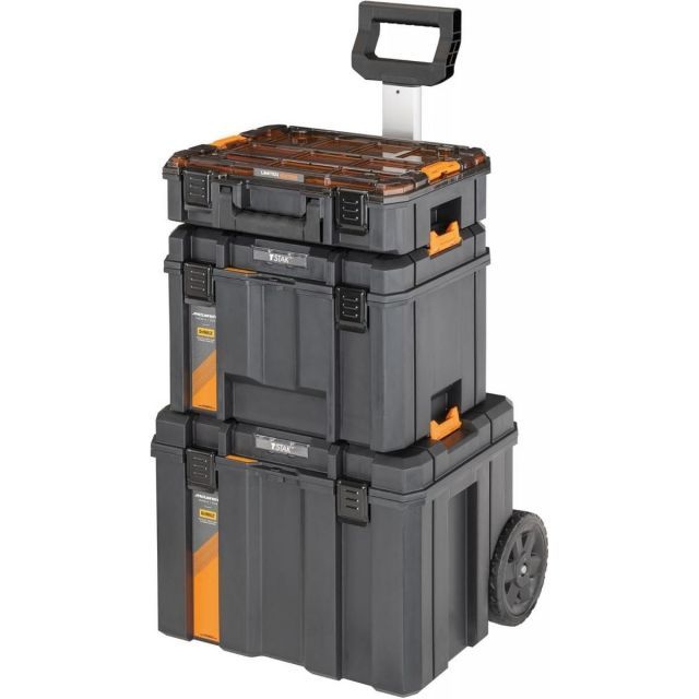 デウォルト DEWALT マクラーレン F1 コラボ TSTAK ツールボックス キャスター付き スタッキング 収納BOX 工具箱 道具袋 DWST60452-1