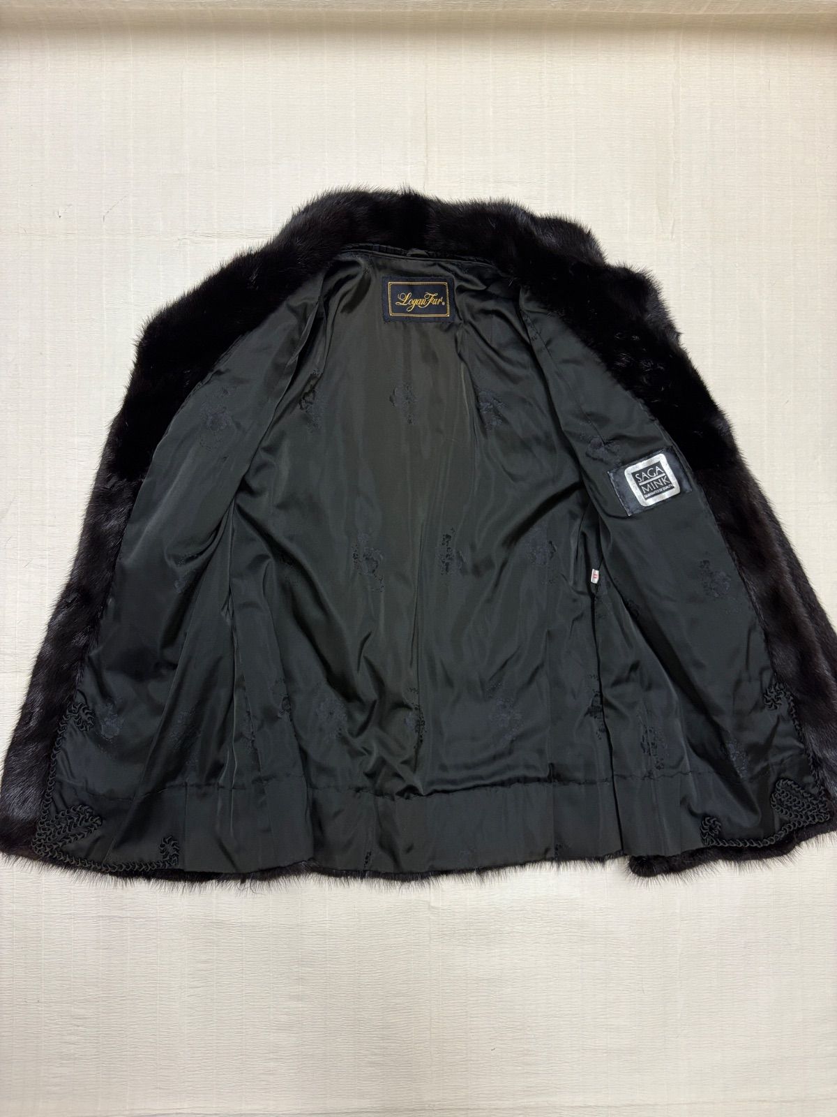 SAGA MINK Logan Fur ミンクコート 毛皮 リアルファー C25102625