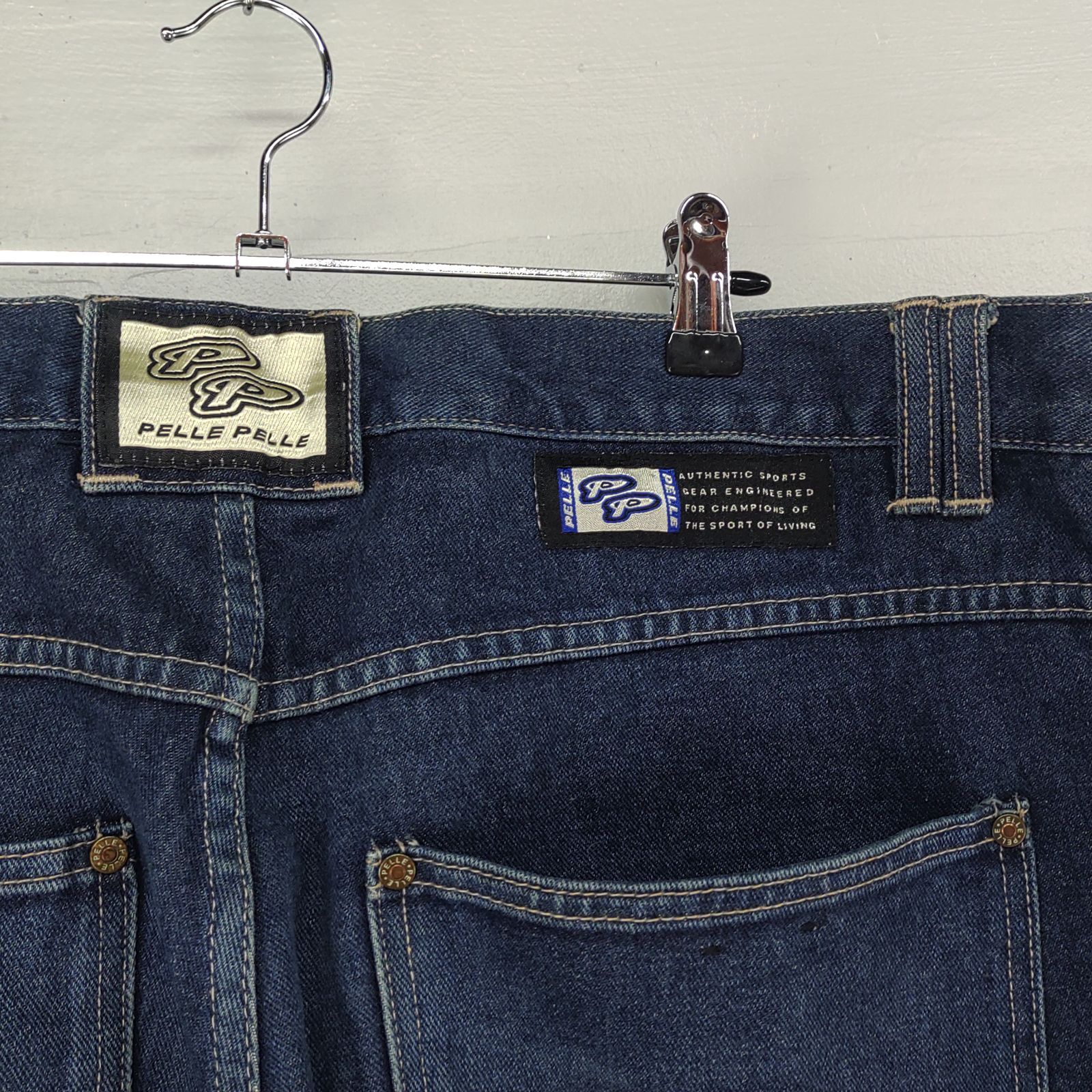 希少サイズ 極太 PELLE PELLE MARC BUCHANAN w40 ペレペレ