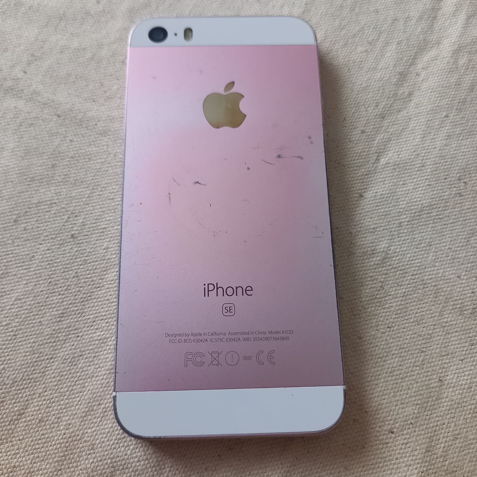 Apple iPhone SE Rose Gold 64GB ソフトバンク - メルカリ