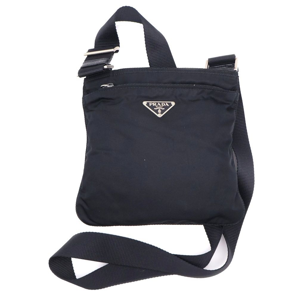 PRADA メッセンジャーバッグ ショルダーバッグ ブラック シルバー金具 楽天市場】PRADA プラダ ショルダーバッグ メッセンジャーバッグ