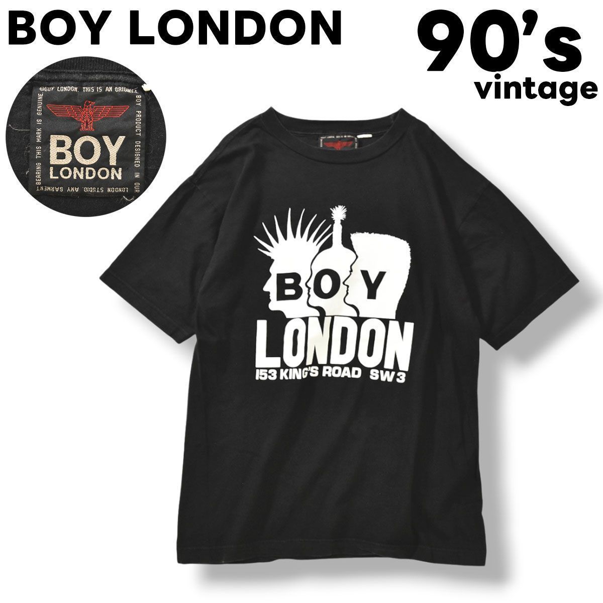 入手困難】 90sヴィンテージ ボーイロンドン BOY LONDON ビッグ 