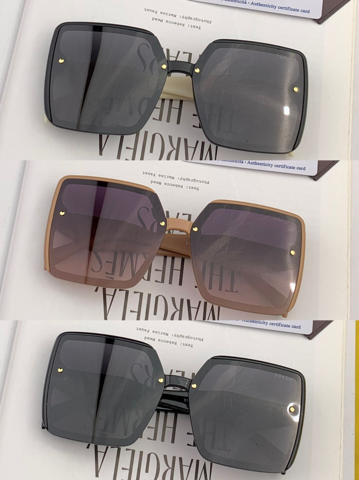 PRADA スワールデザイン ラウンドサングラス Prada Swirl Sunglasses - Etsy