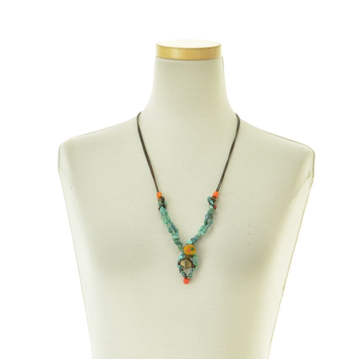 アンリークイール ビーズネックレス