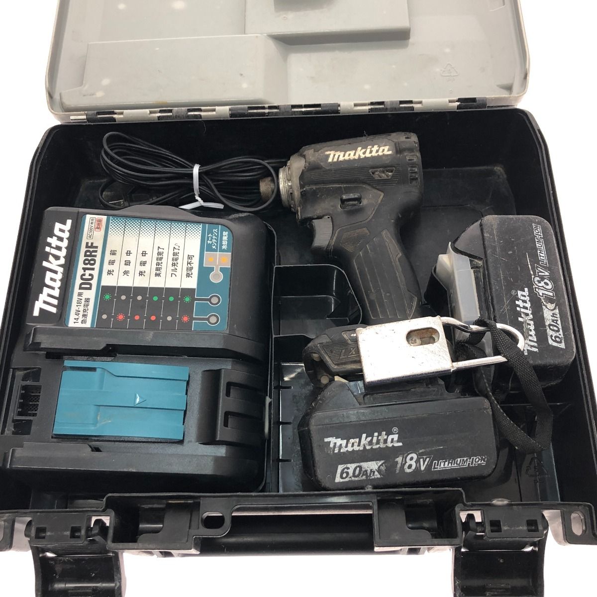 □□MAKITA マキタ 充電式インパクトドライバ 18v 6.0Ah TD171DRGX ブラック
