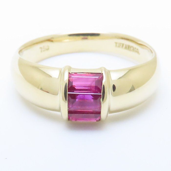 R275 TIFFANY&Co. ティファニー　スタッキング天然ルビーリング R275 TIFFANY&Co. ティファニースタッキング天然ルビーリング