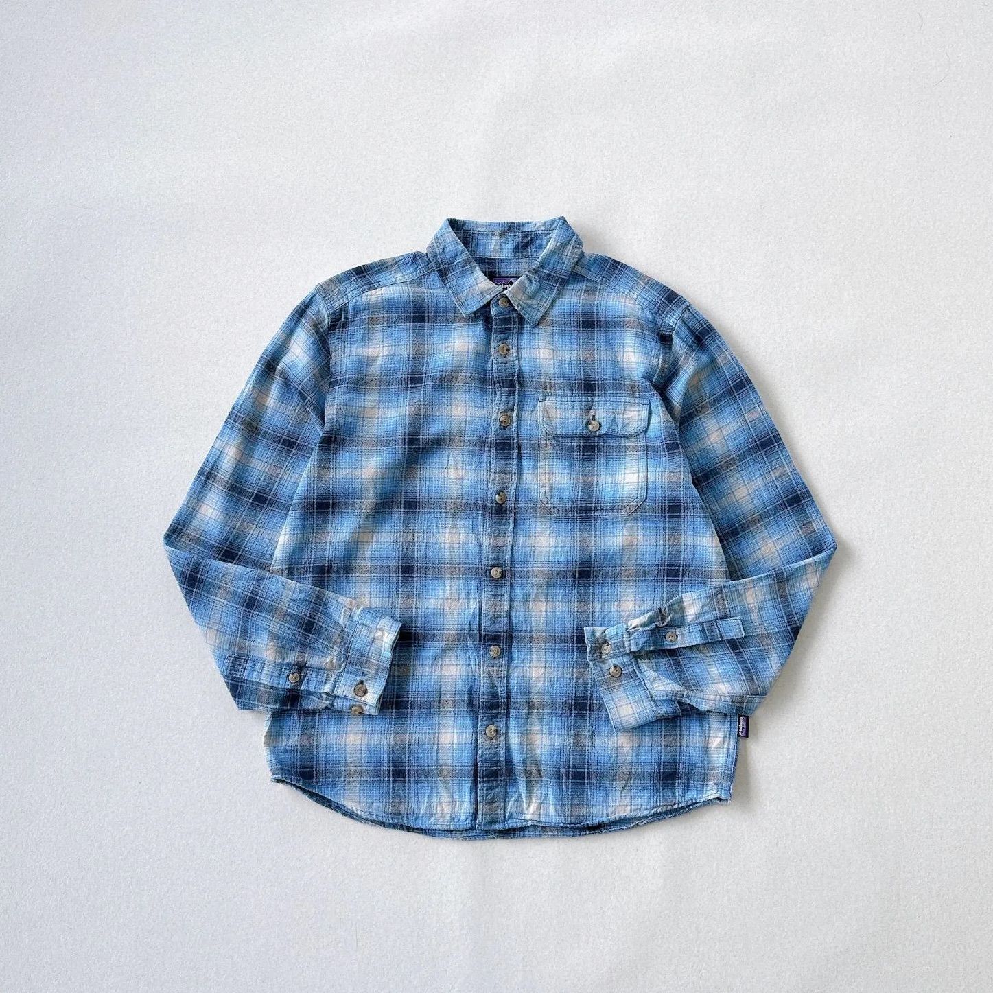 パタゴニア ライトウェイト フィヨルド フランネルシャツ オンブレ チェック